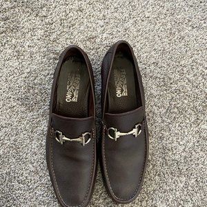 Ferragamo classic horse bit loafer - 11